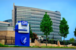 A photo of CDC headquarters.