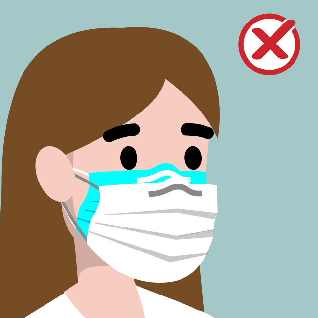 Do not combine 2 disposable masks.