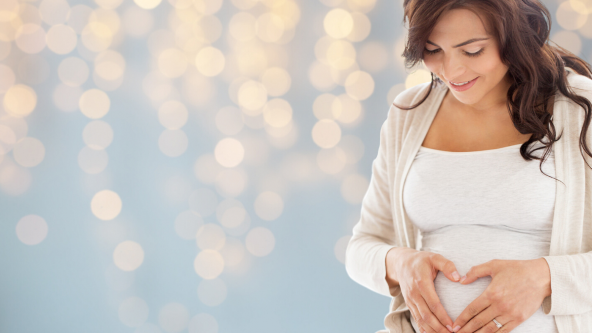 A photo of a pregnant woman.