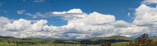 Drifting Cumulous Clouds