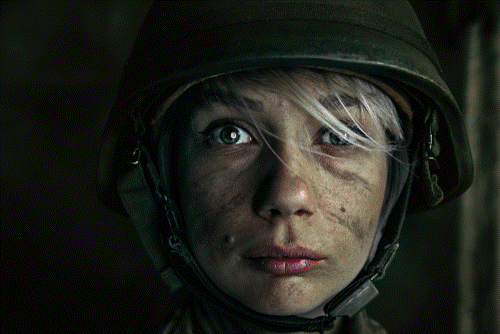 Female soldier.