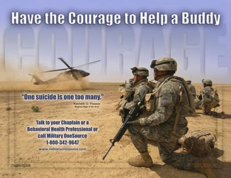 U.S. Army Suicide Prevention Poster