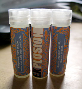 Three vials containing the designer drug methylone.