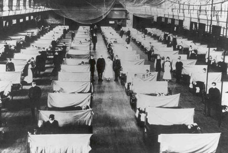 Influenza Ward During 1918 Epidemic Influenza Ward During 1918 Epidemic