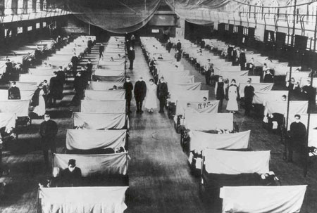 Influenza Ward During 1918 Epidemic