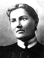 An 1891 photograph of Isabel Hampton Robb, the first president of the Society for Superintendents of Training Schools for Nurses.