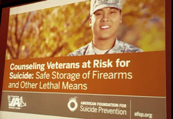 US Department of Veterans Affairs Safety Poster lethal means safety poster