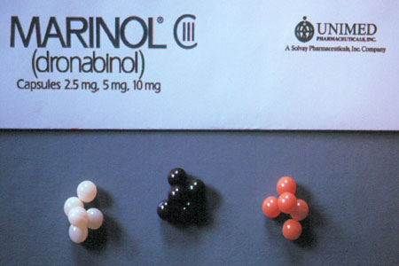 Photo of Three Dosages of Marinol