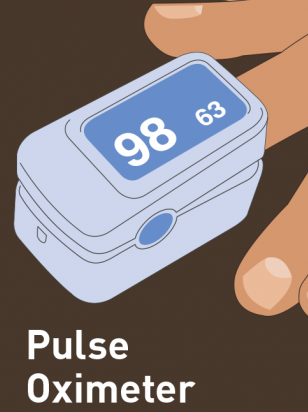 Pulse oximeter.