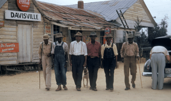 Photo: Group of Men, Test Subjects in the Tuskegee Syphilis Experiments