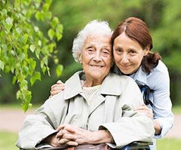 Image: Family Caregiver and her Mother