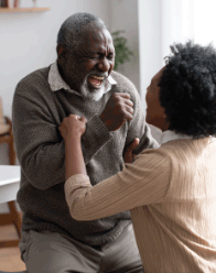 Image: Older Man with Dementia Lashes out at Caregiver Image: Older Man with Dementia Lashes out at Caregiver