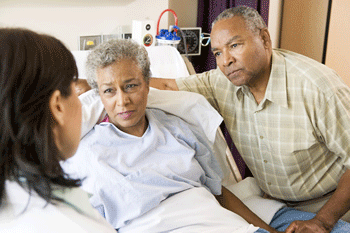 Image: Doctor with Patient and her Husband Image: Doctor with Patient and her Husband