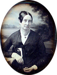 A photograph of Dorothea Lynde Dix, circa 1850-1855.