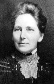 A photograph of Sophia Palmer (1853–1920) shown here in 1900.